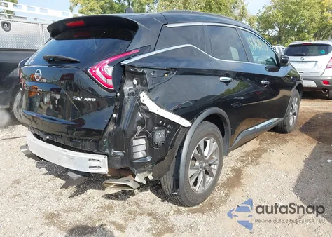 2018 Nissan Murano Sv from USA, damaged, VIN 5N1AZ2MH7JN141802